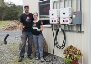 Owners of Possom Tail Farm give tours of solar-energy system